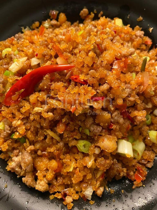 D010 榨辣面肉末Pan Fried Minced Pork with Fermented Corn Mix