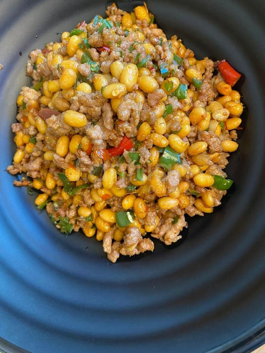 D017 香辣黃豆肉末Spicy Soy Minced Pork