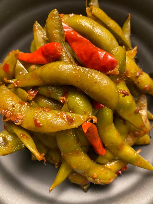 E007 香辣毛豆 Spicy Edamame